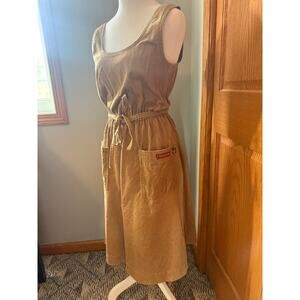 Vintage 80's Sasson Corduroy Belted Dress Size 6/7